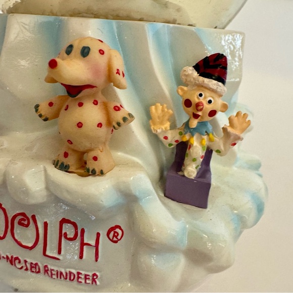 NWT. Rudolph snow globe bank. 2003 Rudolph The Red-Nosed Reindeer Snow Globe - Picture 4 of 15